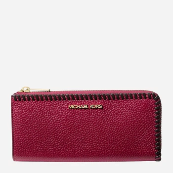 Гаманець жіночий шкіряний для карток Michael Kors 215768960 Бордовий (1159851780)