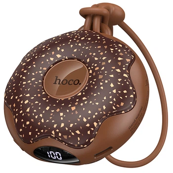 Портативний обігрівач для рук HOCO J168 Donut double-sided 2500 mAh (Brown) (245449)