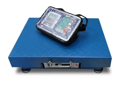 Электронные торговые Wi-Fi весы BITEK TCS-R2-200 Blue, до 200 кг, платформа 32×42 см, 4 В (047)