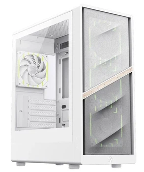 Корпус GameMax Aeris 330 M Tempered Glass без БЖ White (AERIS 330 MW)