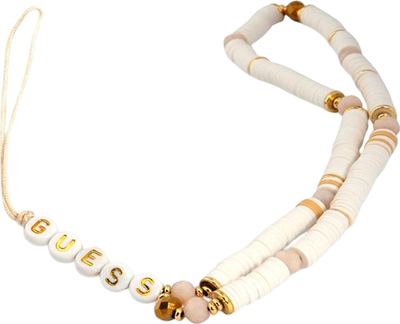 Zawieszka Guess Heishi Beads White (GUSTPEARW)