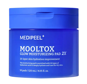 Увлажняющие пады для лица Medi-Peel Mooltox Glow Moisturizing Pad 2x, 50 шт