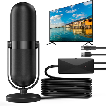 Внутренняя телевизионная антенна для Smart TV с усилителесигнала High Gain Freeview TV Diswoe TV Aerial