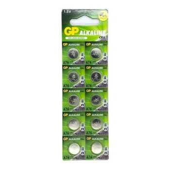 Батарейка GP A76/LR44/AG13 Alkaline (10шт)