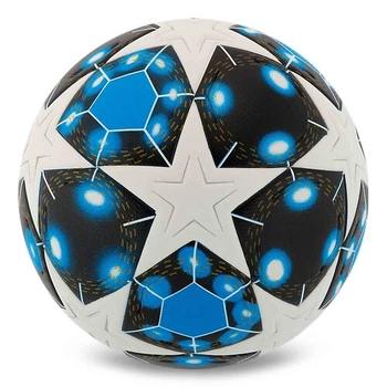 Мяч футбольный №5 PU ламинированный клееный STARS SP-Sport FB-7590 Белый-зеленый