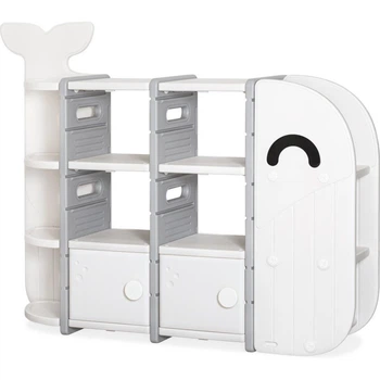 Детский стеллаж для хранения Bubbles Mealux KD-E057 White белый