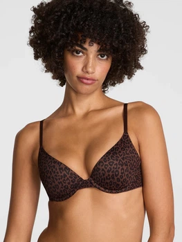Бюстгальтер с косточками с Push-up Victoria's Secret 853741872 34B Коричневый (1159855171)