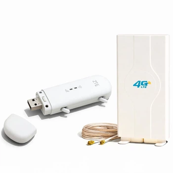 Мобильный 4G USB Wi-Fi модем/роутер ZTE MF79U + внешняя MiMo 4G (LTE) антенна 9 dB