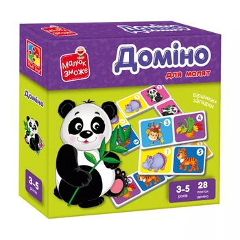 Гра настільна Доміно Зоопарк Vladi-Toys