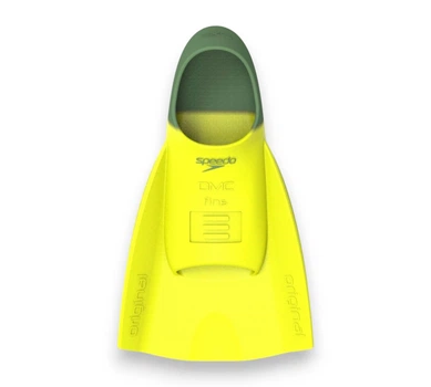 Ласты для плавания короткие с закрытой пяткой SPEEDO DMC ORIGINAL FIN (8-00536017218) желтые размер 42 (M)
