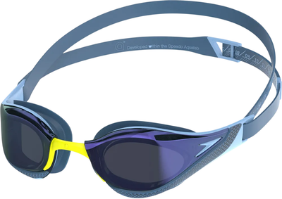 Окуляри для плавання змагальні Speedo FASTSKIN PURE FOCUS GOG mirror AU (8-1177818662) сині, дзеркальні