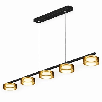 Люстра DUSHA MS241-ZD5 x GX53 черный/янтарь LIGHT SET