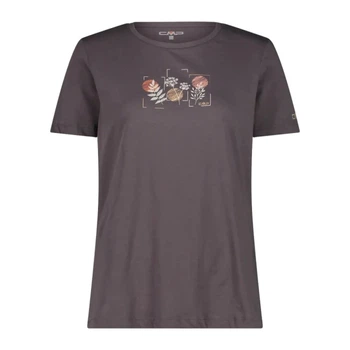 Футболка CMP Women's T-Shirt in Organic Cotton Dark Brown XXS (1097-33F7766-Q955 34)
