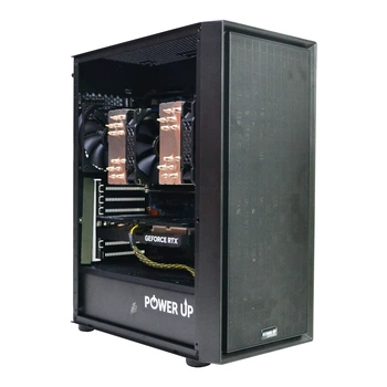 Двопроцесорна робоча станція PowerUp #577 Xeon E5 2680 v4 x2 / 64 GB / SSD 1TB / GeForce RTX 5050 8GB багатопроцесорна обчислювальна система для розробки