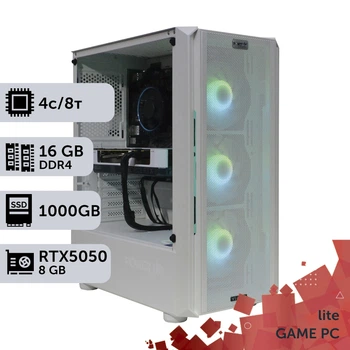 Игровой компьютер GamePC Lite #549 Core i3 12100F/16 GB/SSD 1TB/GeForce RTX 5050 8GB сборка для киберспорта современных игр стрима