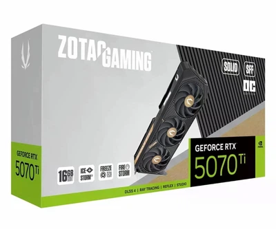 Видеокарта игровая (2026) Zotac GeForce RTX 5070 Ti Solid SFF 16GB GDDR7 DLSS4