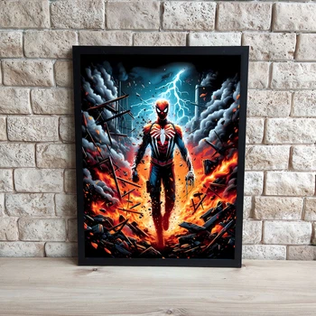 Интерьерная картина-постер на стену Marvel Spider Man 30х40 см