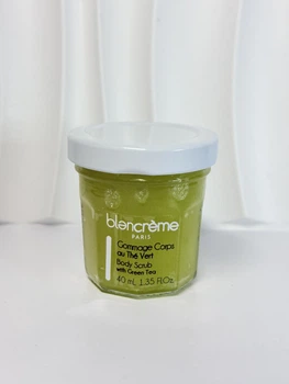 Натуральний скраб для тіла BLANCREME Body Scrub with Detoxifying Green Tea «зелений чай», 40 мл