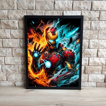 Интерьерная картина-постер на стену Marvel Iron Man-2 30х40 см