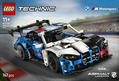Конструктор LEGO Technic Автомобіль для перегонів BMW M4 GT3 EVO 747 деталей (42226)