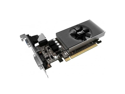 Видеокарта Palit GeForce GT730 (1 ГБ, GDDR5, 64 бит, 902/5000 МГц, VGA, DVI, HDMI) Б/У