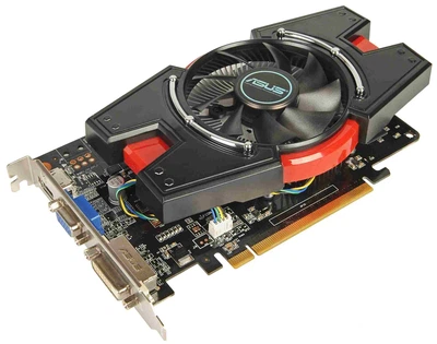 Видеокарта Asus GeForce GTX 650 (1GB GDDR5, 128 бит, 1071/5000 МГц, VGA, DVI, HDMI) Б/У