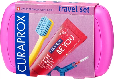 Набор дорожный гигиенический Curaprox Be You Pink (7612412429886)