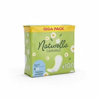 Ежедневные гигиенические прокладки Naturella Camomile Light Quatro 100 шт
