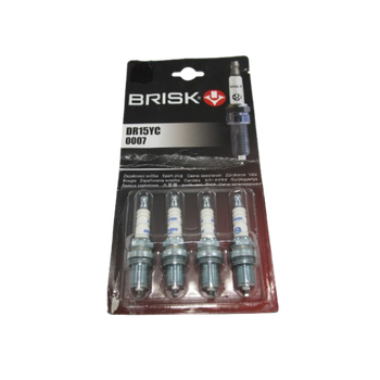 Свічки Запалювання Brisk Super 16V ВАЗ 2112 Пріора Калина ГАЗ 405 406 4шт DR15YC (42378)