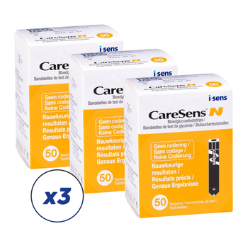 Тест-полоски Каре Сенс Н (CareSens N iSens) №50 - 3 уп. (150 шт.)