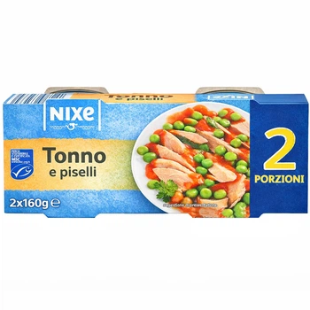 Тунец с Зеленым Горошком Nixe Tonno e Piselli 320 г (2шт х 160г)