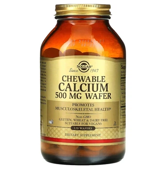 Вітаміни Solgar Chewable Calcium 500 мг 120 жувальних таблеток