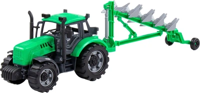 Traktor Cavallino z pługiem 1:32 zielony 1450915 (8719214073152)