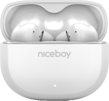 Słuchawki bezprzewodowe Niceboy Pins 4 ANC White (8594182431926)