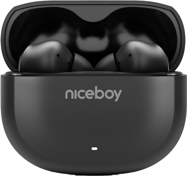 Słuchawki bezprzewodowe Niceboy Pins 4 ANC Onyx Black (8594182431919)