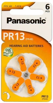 Батарейка Panasonic PR13 (ZA13) блістер