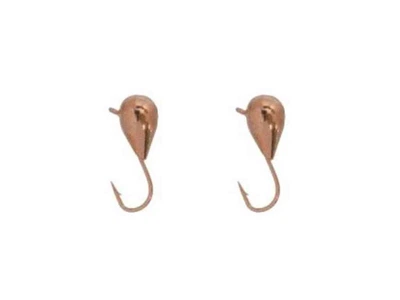Мормишка FISHING ROI вольфрам Крапля з вушком 4мм 1,1г copper (2шт/уп)