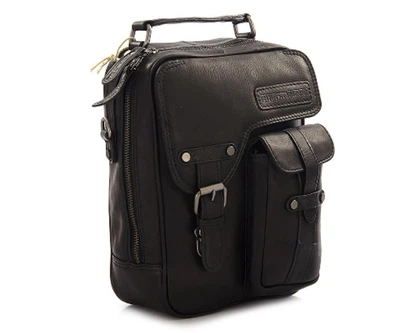 Сумка чоловіча HILL BURRY 3060 BLACK Чорний
