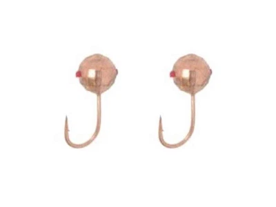 Мормишка FISHING ROI вольфрам Диско-шар з отвором 3мм 0,22г copper (2шт/уп)