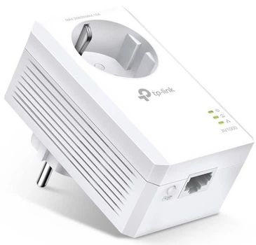 Адаптер Powerline TL-PA7017P AV1000, 1xGE, Розетка TP-Link (2000003302505)