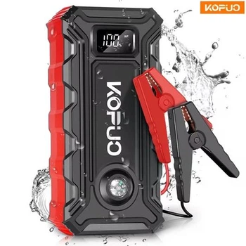 Пуско-зарядний пристрій Бустер KOPUO Jump Starter 3000A 22 800 mAh, 12V, Power Bank, DC 160W, LED-ліхтар, Smart Clip