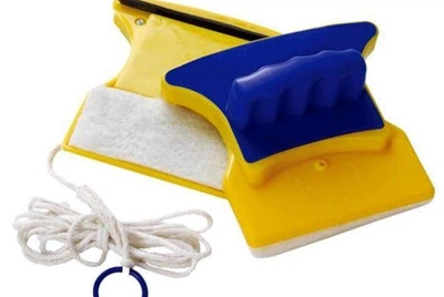 Щетка для мытья окон магнитная с двух сторон Magnetic Double side Cleaner 40мм со страховочным шнуром