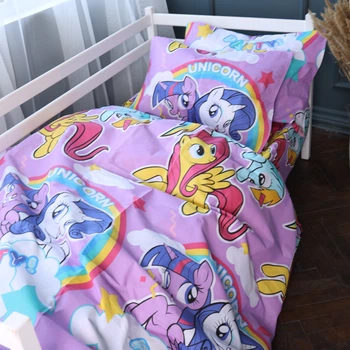 Комплект постельного белья MirSon Бязь 17-0793 My Little Pony 110 x 140 см (2200011427539)