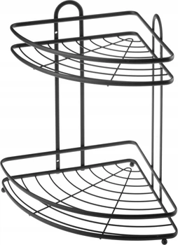 Полиця для ванної кімнати Kadax Kobuk K3880 33 x 25.5 см Чорна (5903699429037)