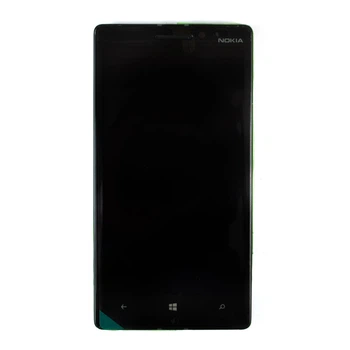 Дисплей (экран) Nokia Lumia 930, С сенсорным стеклом, Черный - 84442