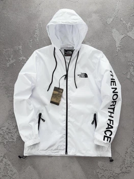 Мужская ветровка - анорак The North Face водонепроницаемая GORE-TEX весняная 2XL белый