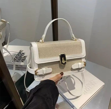 Сумка жіноча маленька top-handle + довгий ремінець crossbody