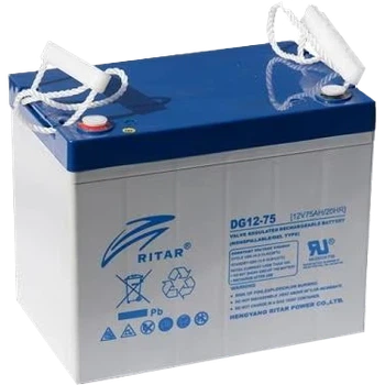 Акумуляторна батарея RITAR DG12-75 12V 75Ah