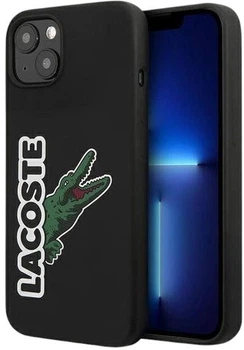 Etui Lacoste do iPhone 13 mini Silicone Head Crocodile Black (LCHC13SSHK)