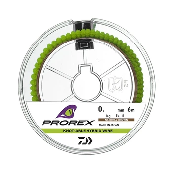 Повідковий матеріал Daiwa Prorex Hybrid Knotable Wire Brown 6 м 2.9kg 0.226 мм (17930-029)